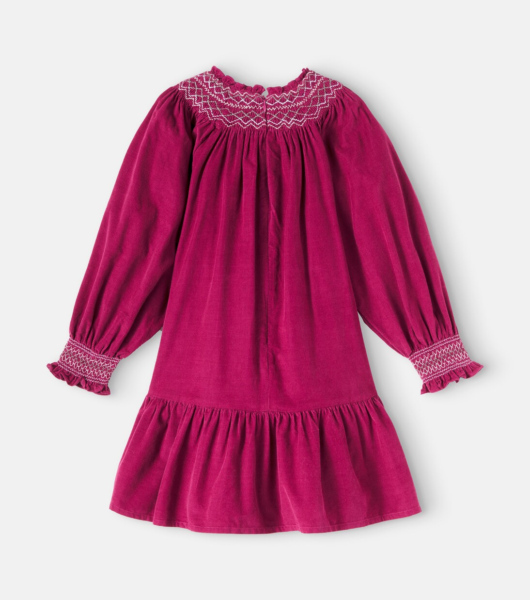 Tartine et Chocolat - Embroidered velvet dress
