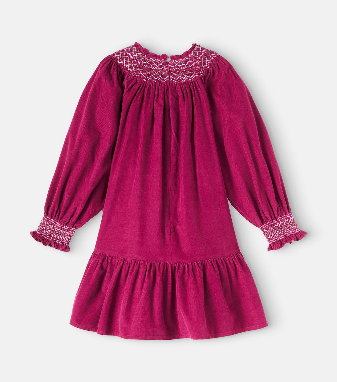 Tartine et Chocolat - Embroidered velvet dress