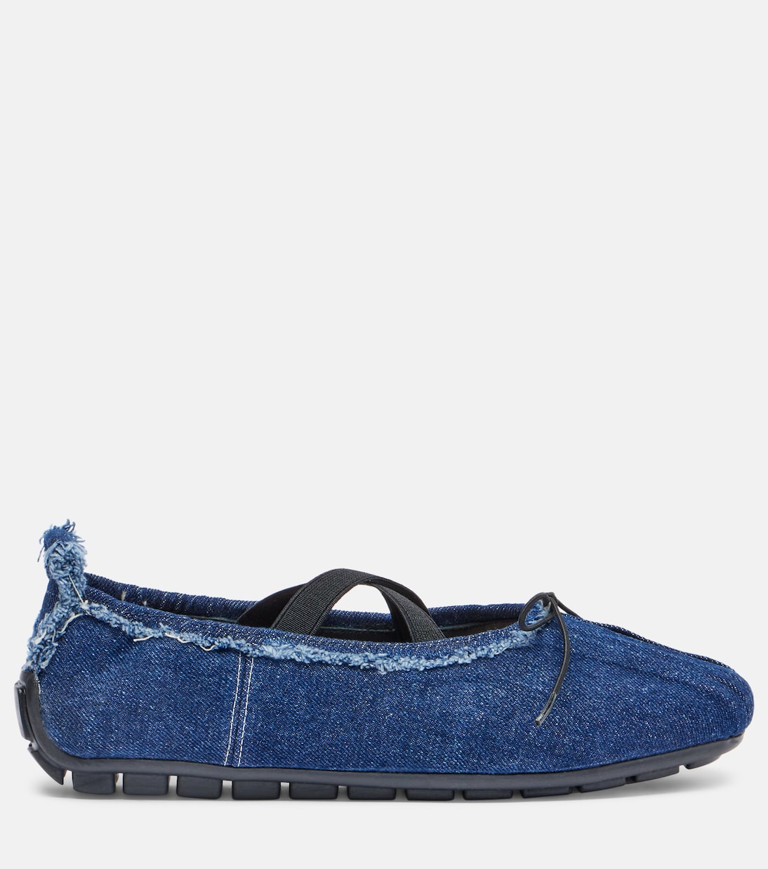 Simone Rocha - Ballerina Grip denim ballet flats