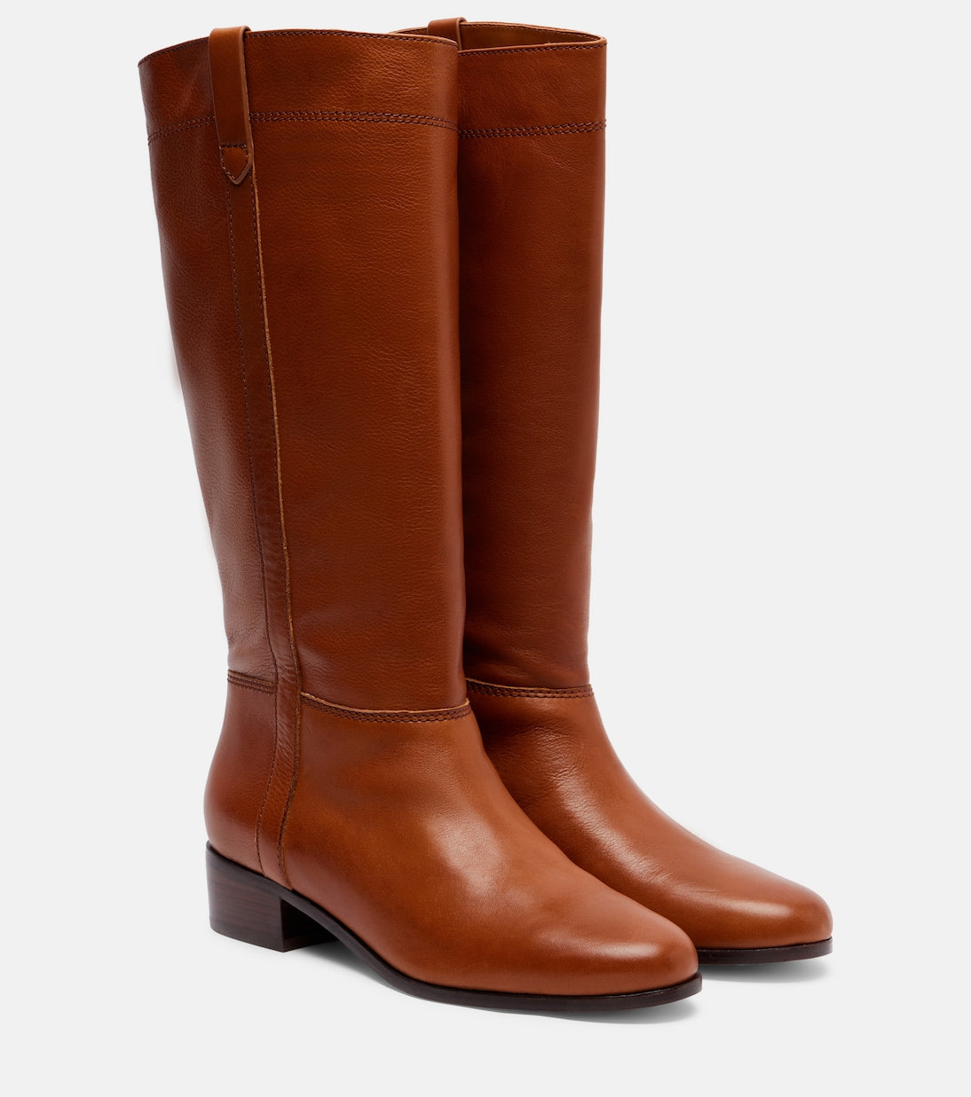 Veronica Beard - Leather knee-high boots