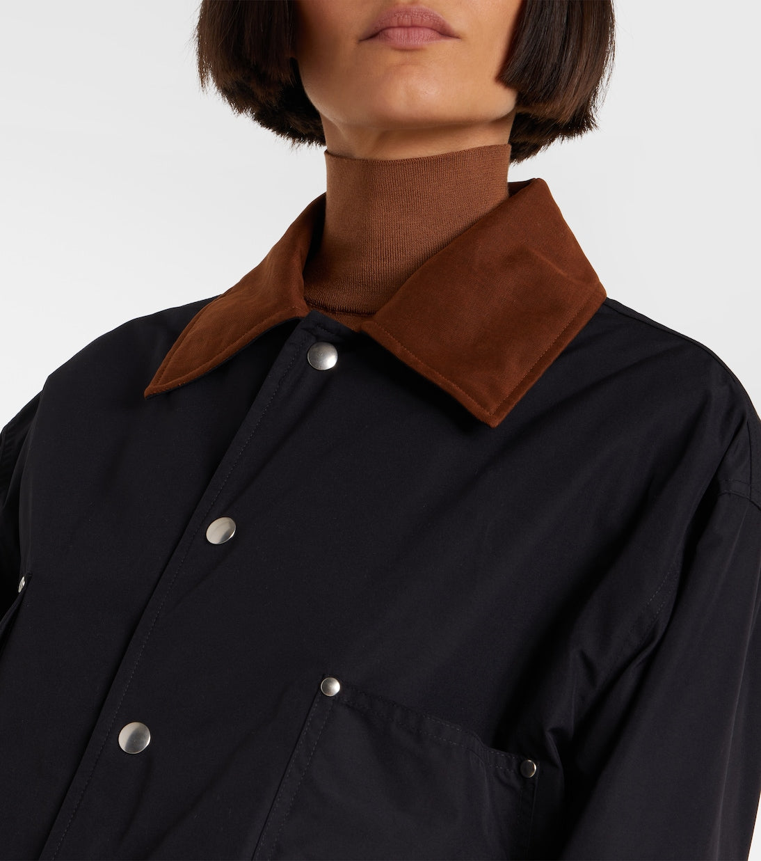 Plan C - Cropped twill jacket