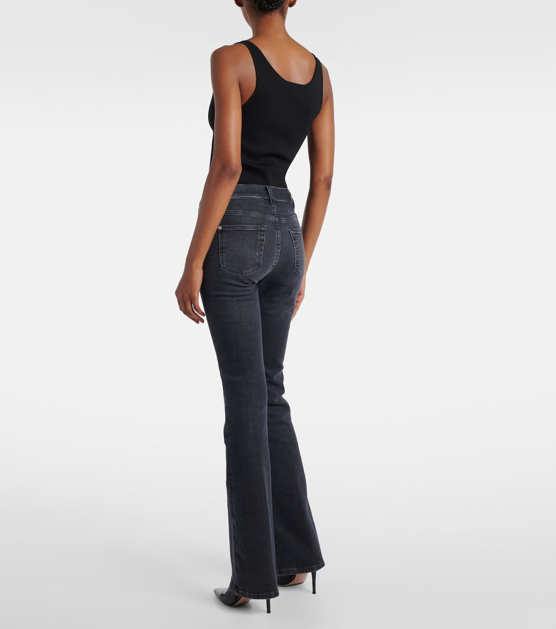 7 For All Mankind - Bootcut mid-rise flared jeans
