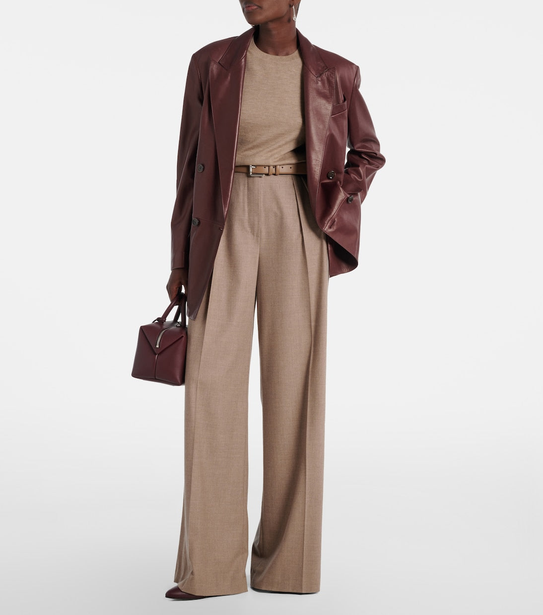 Max Mara - Duse leather jacket