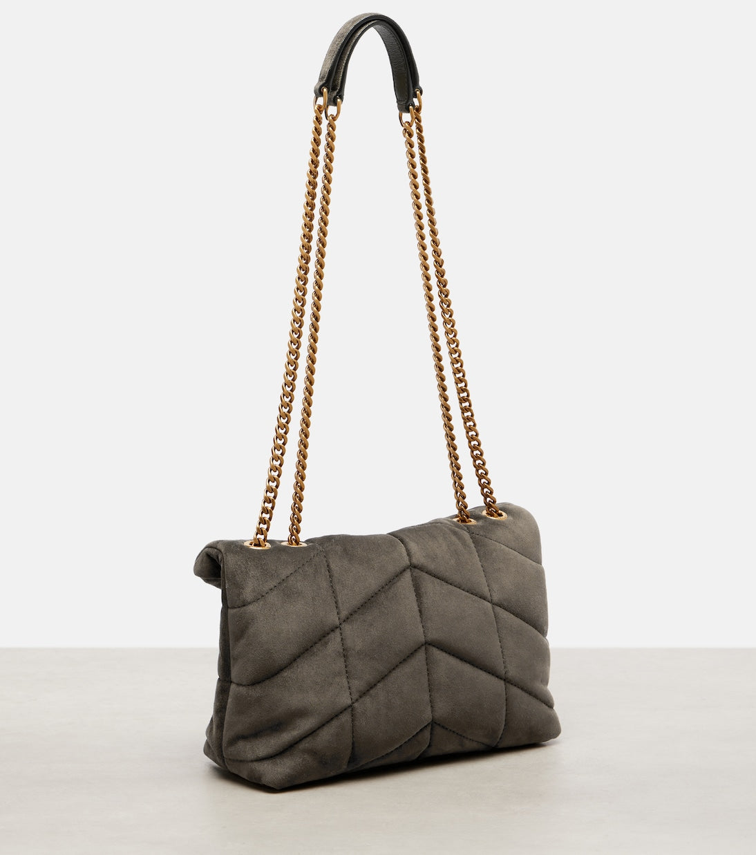 Saint Laurent - Puffer Toy suede shoulder bag