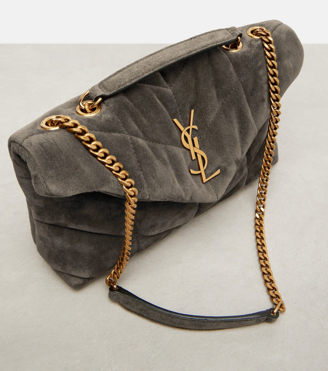 Saint Laurent - Puffer Toy suede shoulder bag