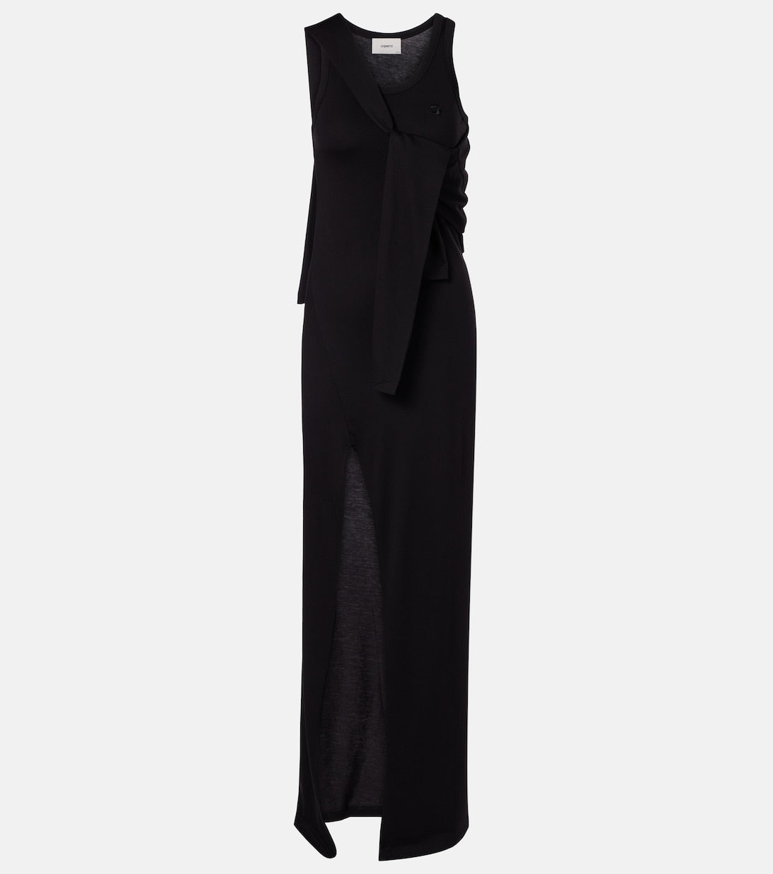Coperni - Layered cotton-blend jersey maxi dress