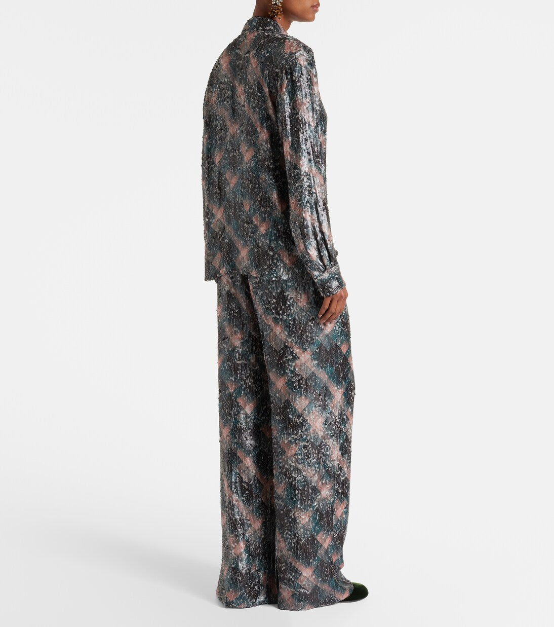Dries Van Noten - Sequined shirt