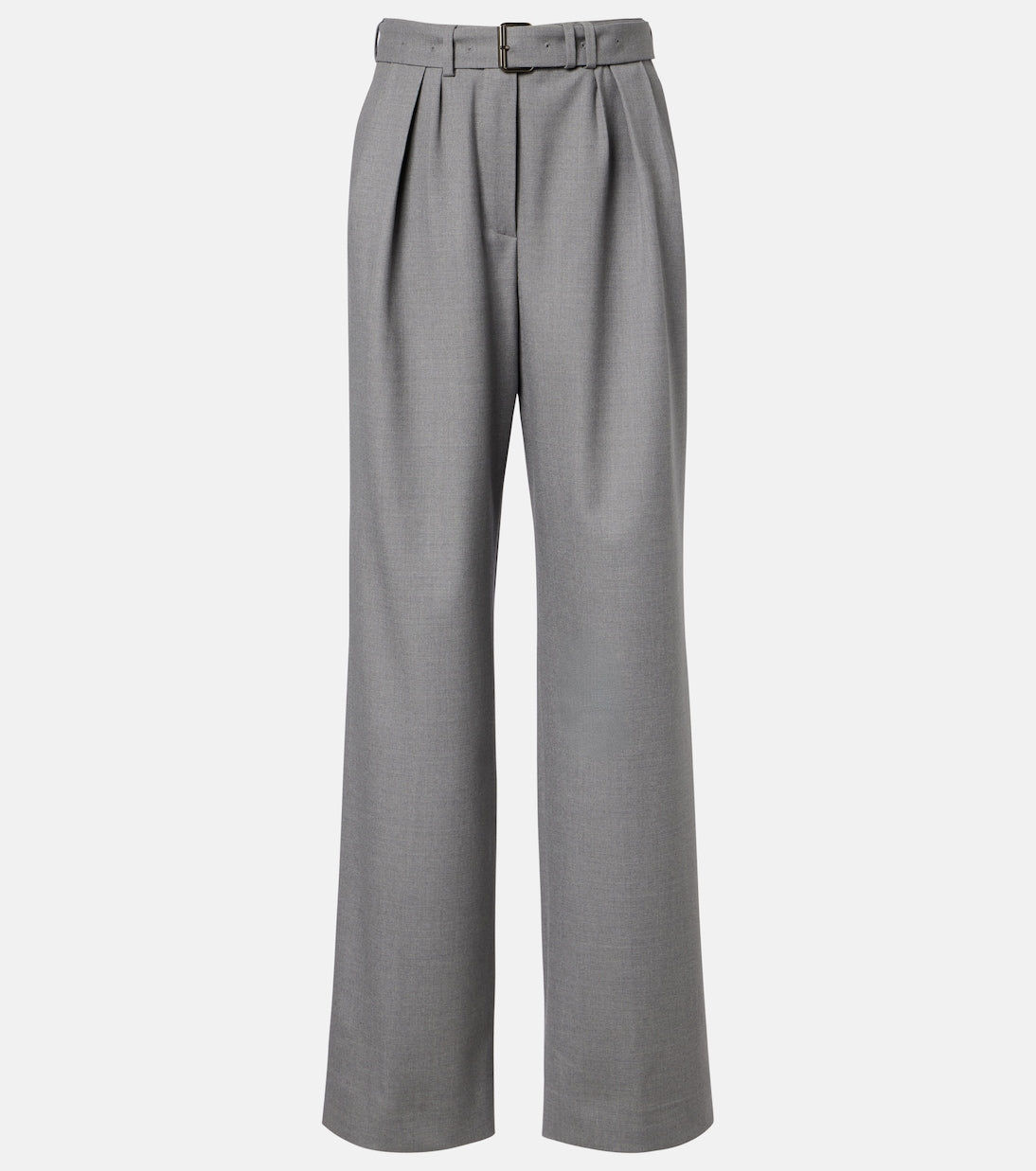 Dries Van Noten - Belted wool-blend wide-leg pants