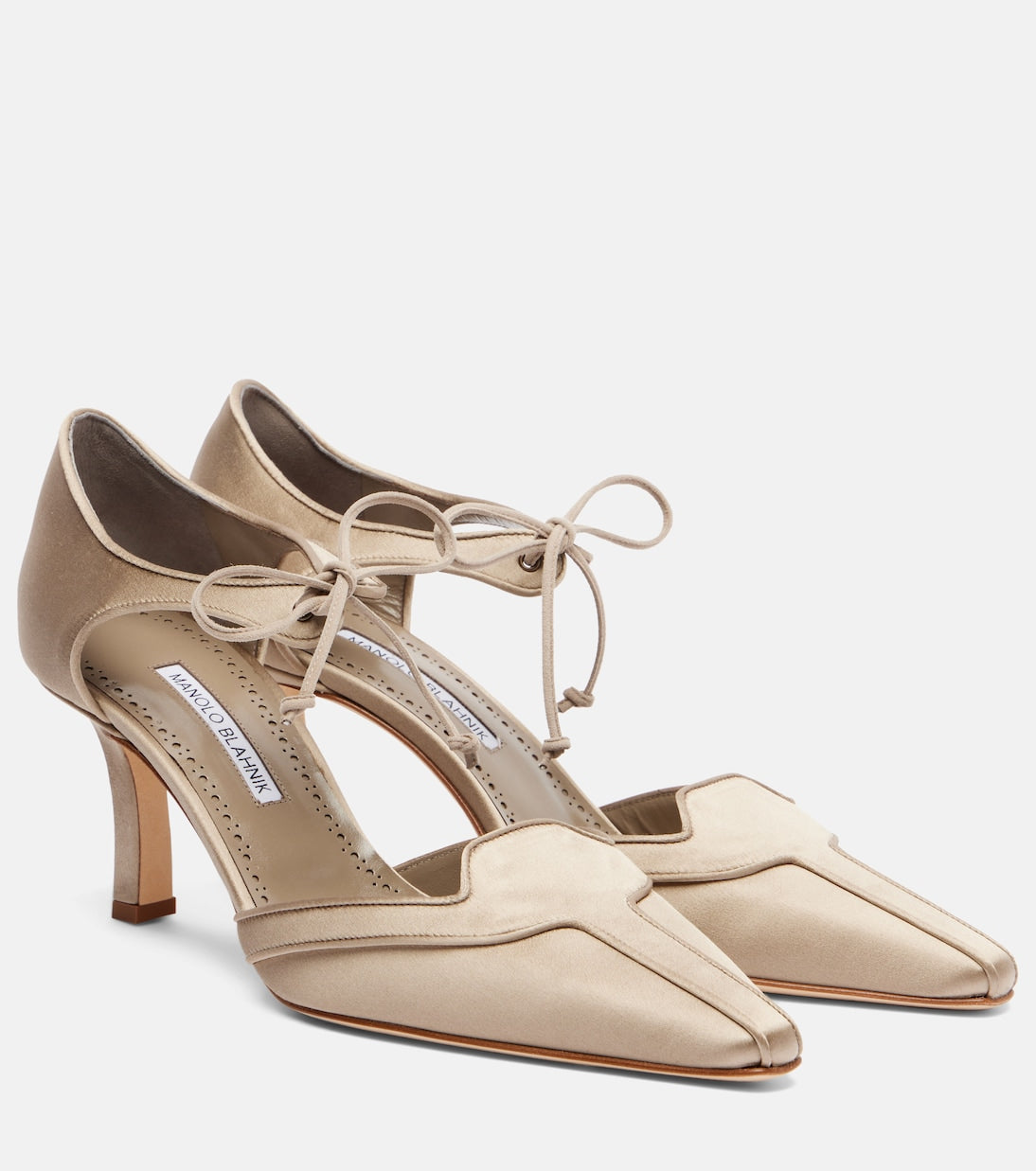 Manolo Blahnik - Orata 70 satin pumps