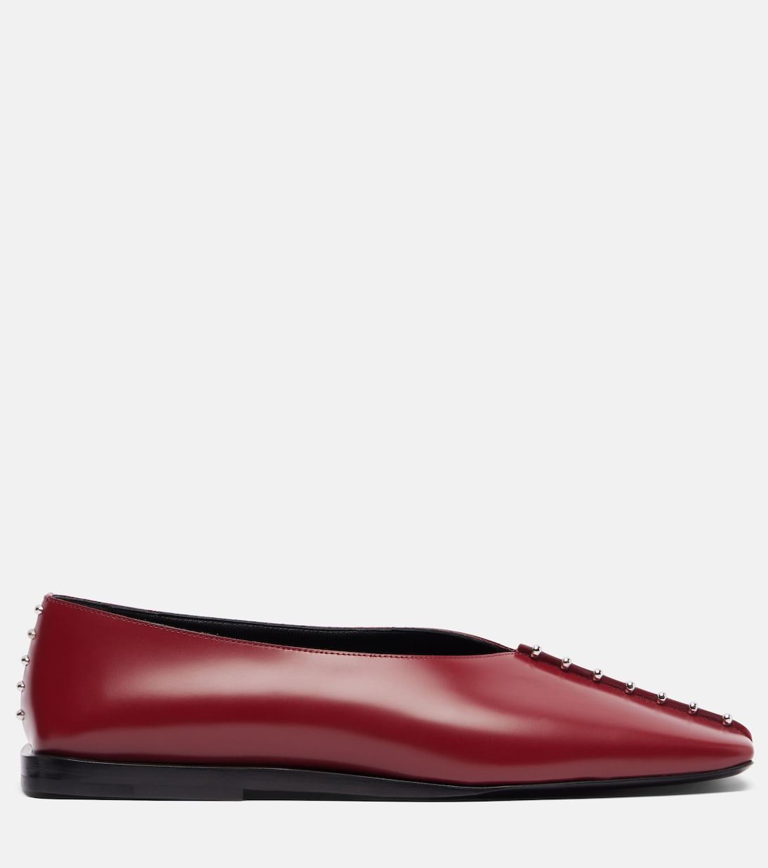 Jil Sander - Embellished leather ballet flats
