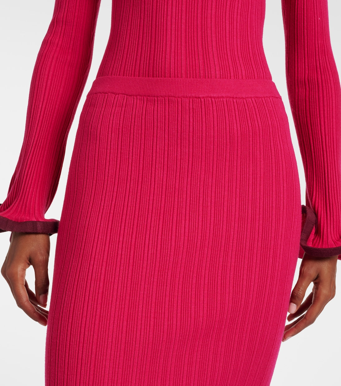 Simkhai - Millie ruffled midi skirt