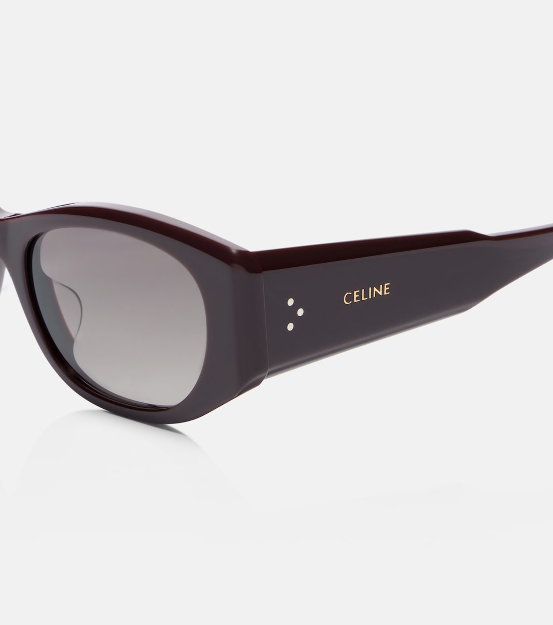 Celine Eyewear - Celine 3 Dots rectangular sunglasses