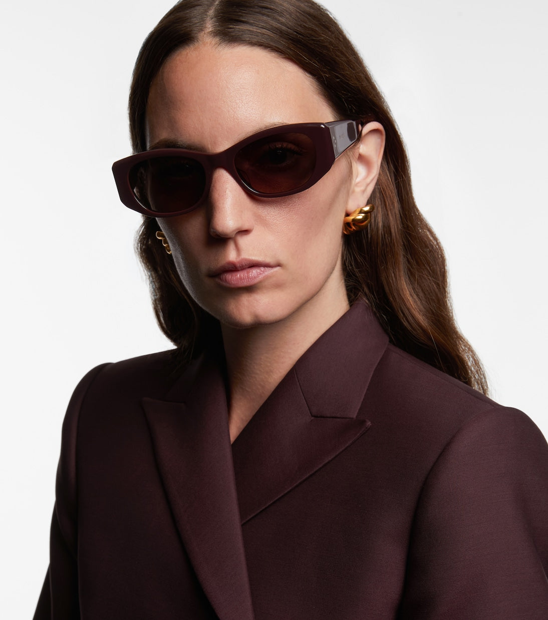 Celine Eyewear - Celine 3 Dots rectangular sunglasses
