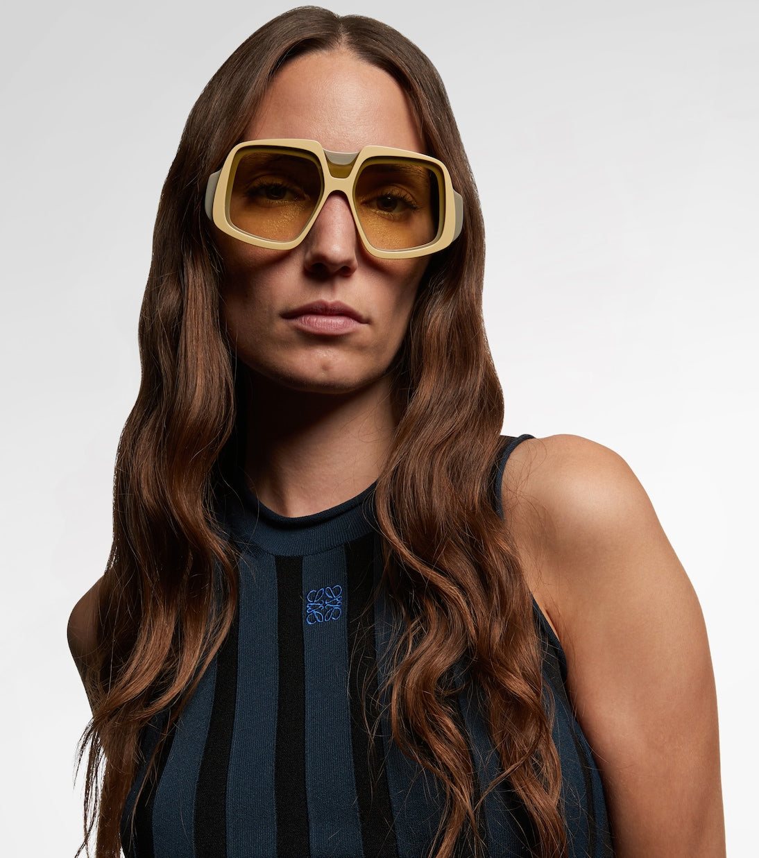 Loewe - Collage Anagram square sunglasses