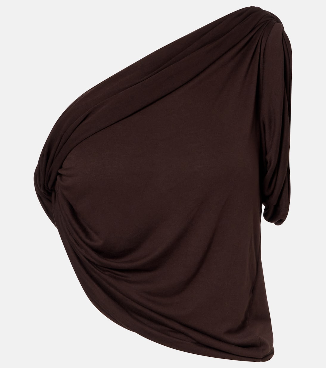Rick Owens - Draped knitted one-shoulder top