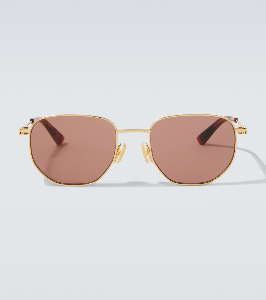 Bottega Veneta - Split round sunglasses