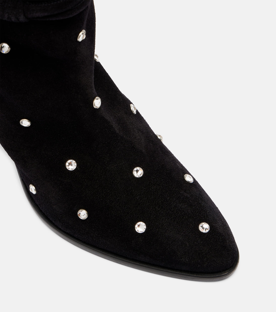 Isabel Marant - Lolya 90 embellished suede ankle boots