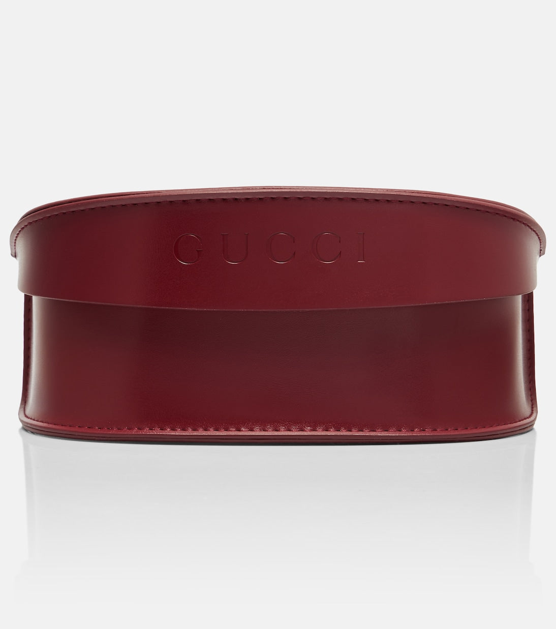 Gucci - Crystal-embellished shield sunglasses