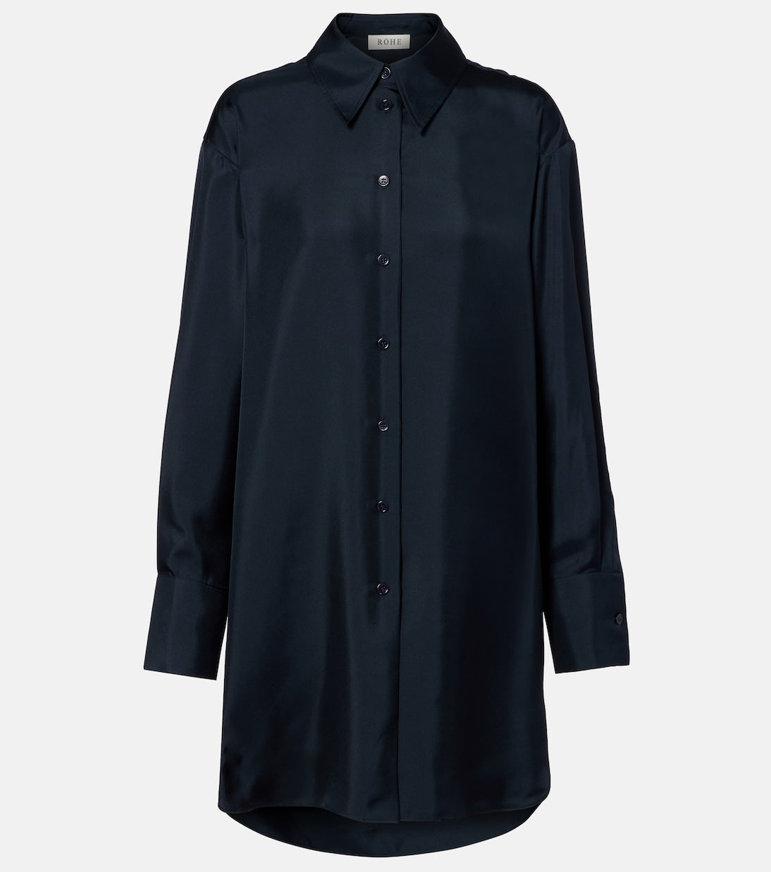 Róhe - Oversized silk satin shirt