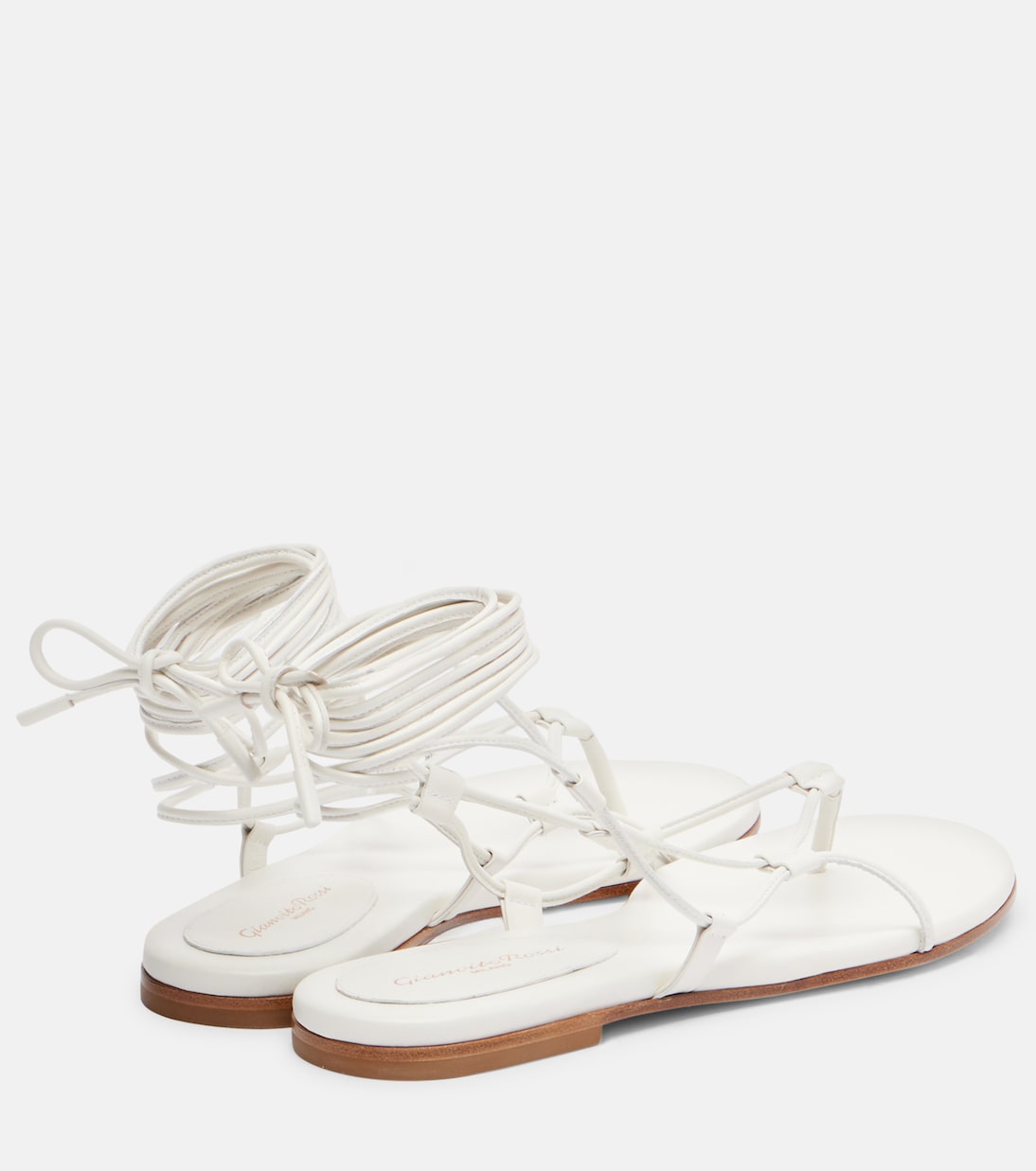 Gianvito Rossi - Leather gladiator sandals
