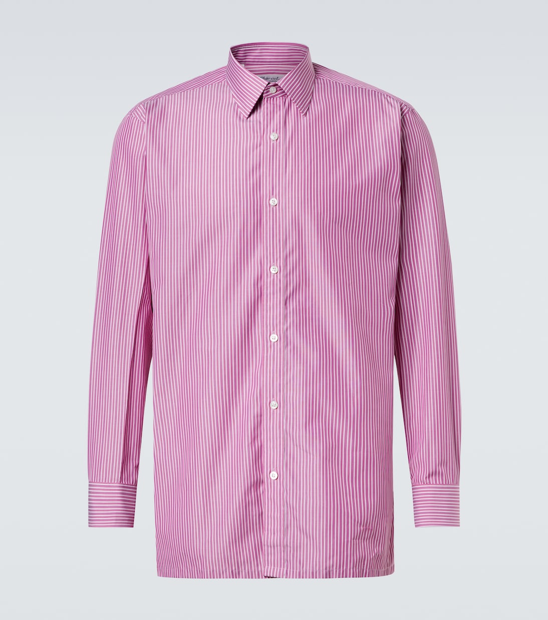 Charvet - Striped cotton poplin shirt