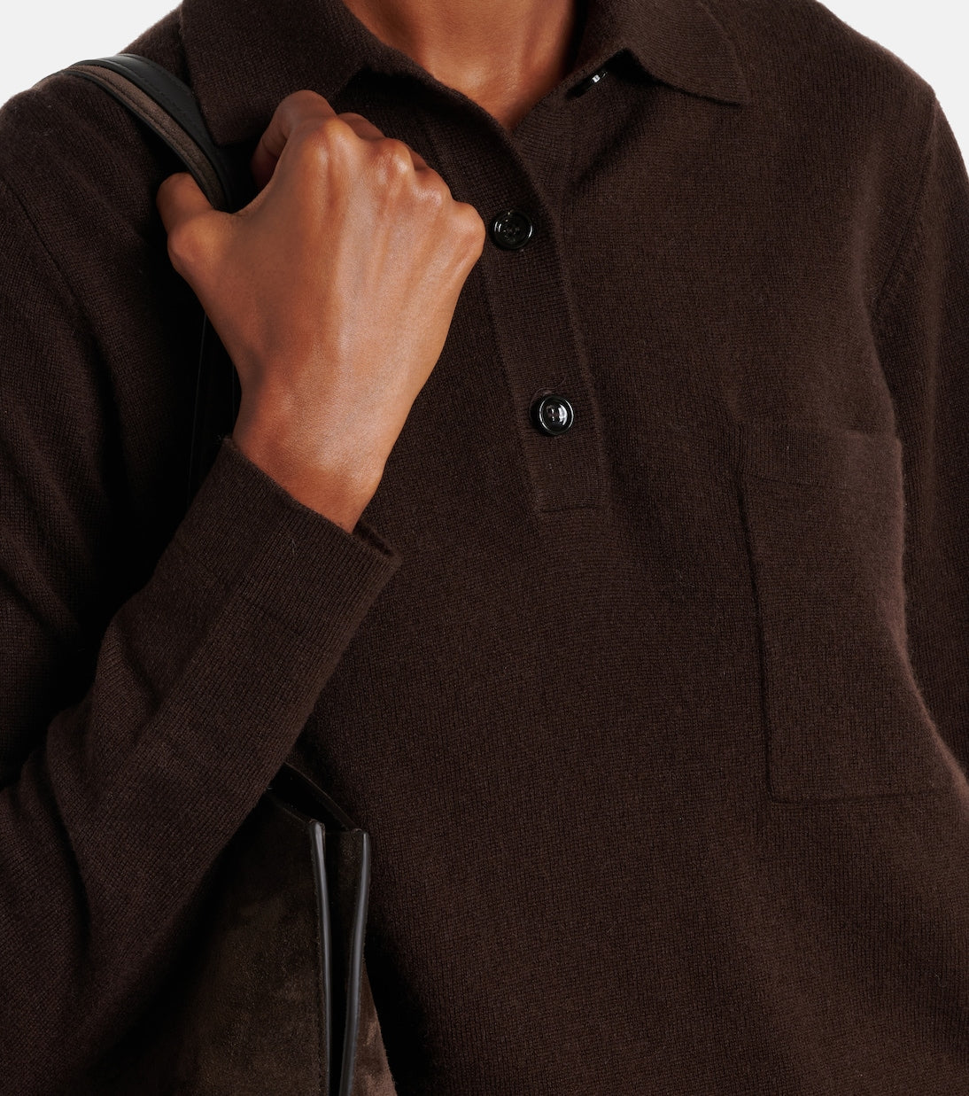 Jardin des Orangers - Wool and cashmere polo sweater