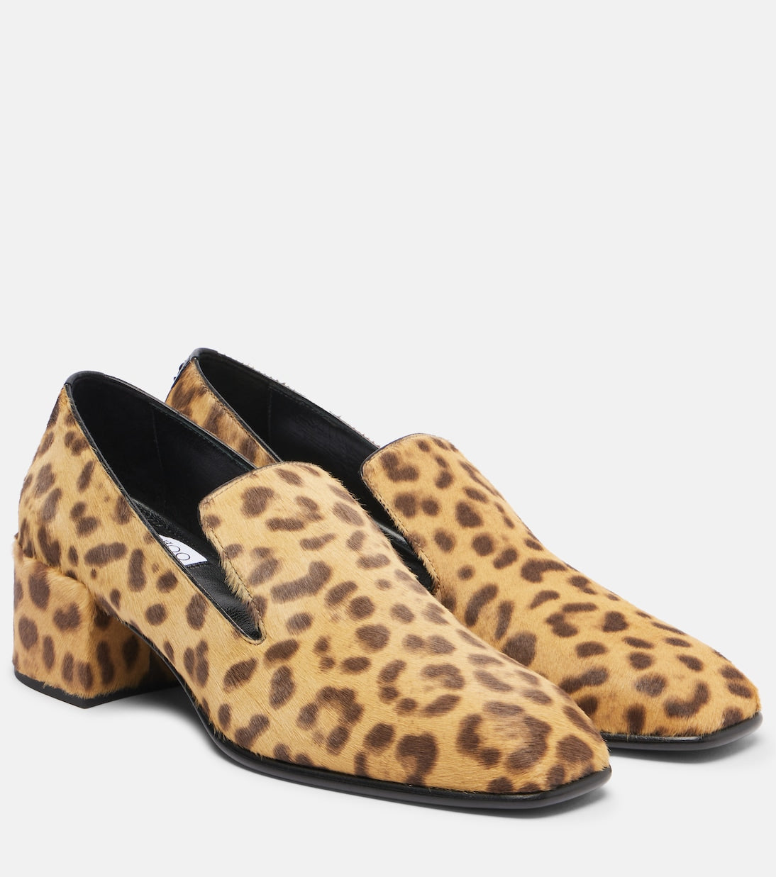 Jimmy Choo - Eliot Slipper 45 leopard-print calf hair pumps