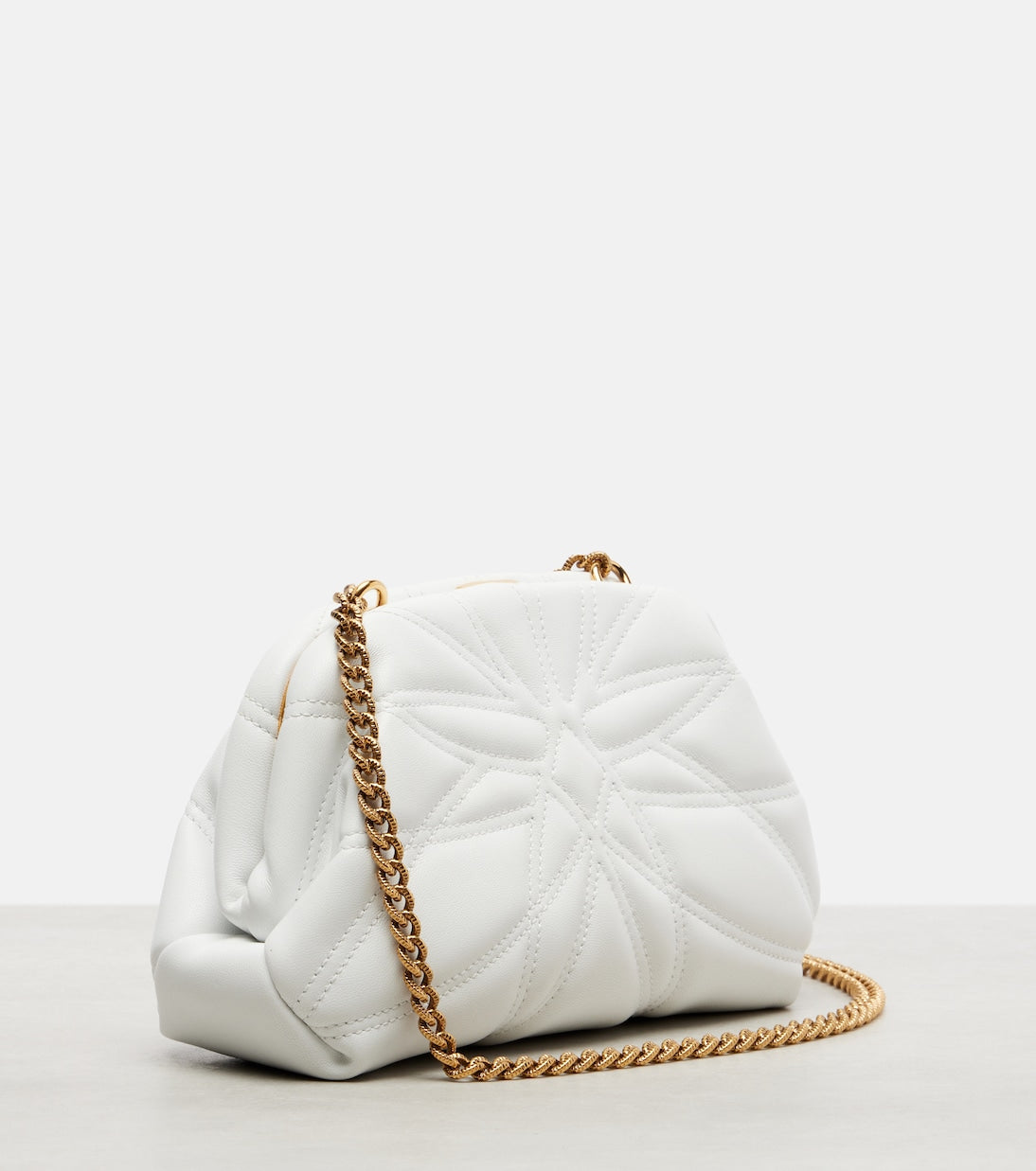 Dolce&Gabbana - Devotion Small embellished leather clutch
