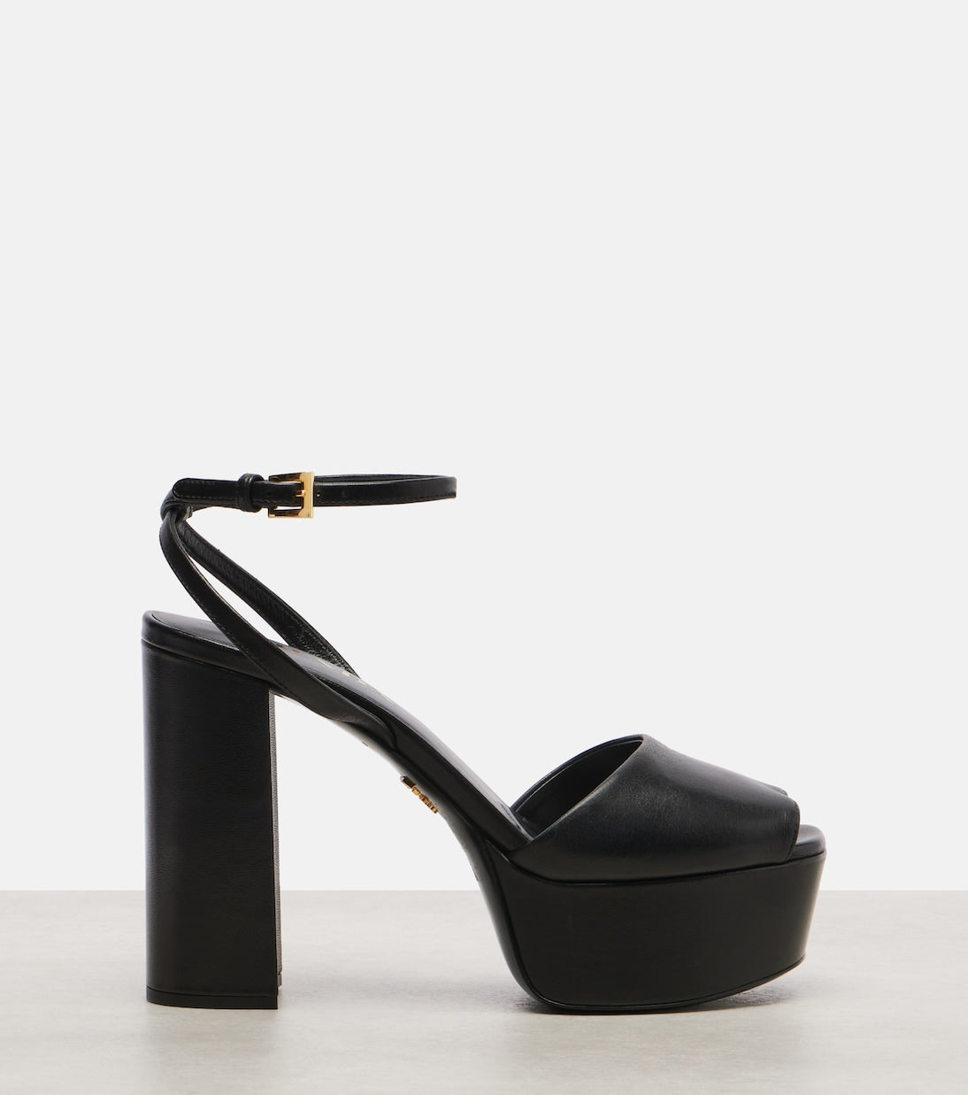 Prada - Leather platform sandals