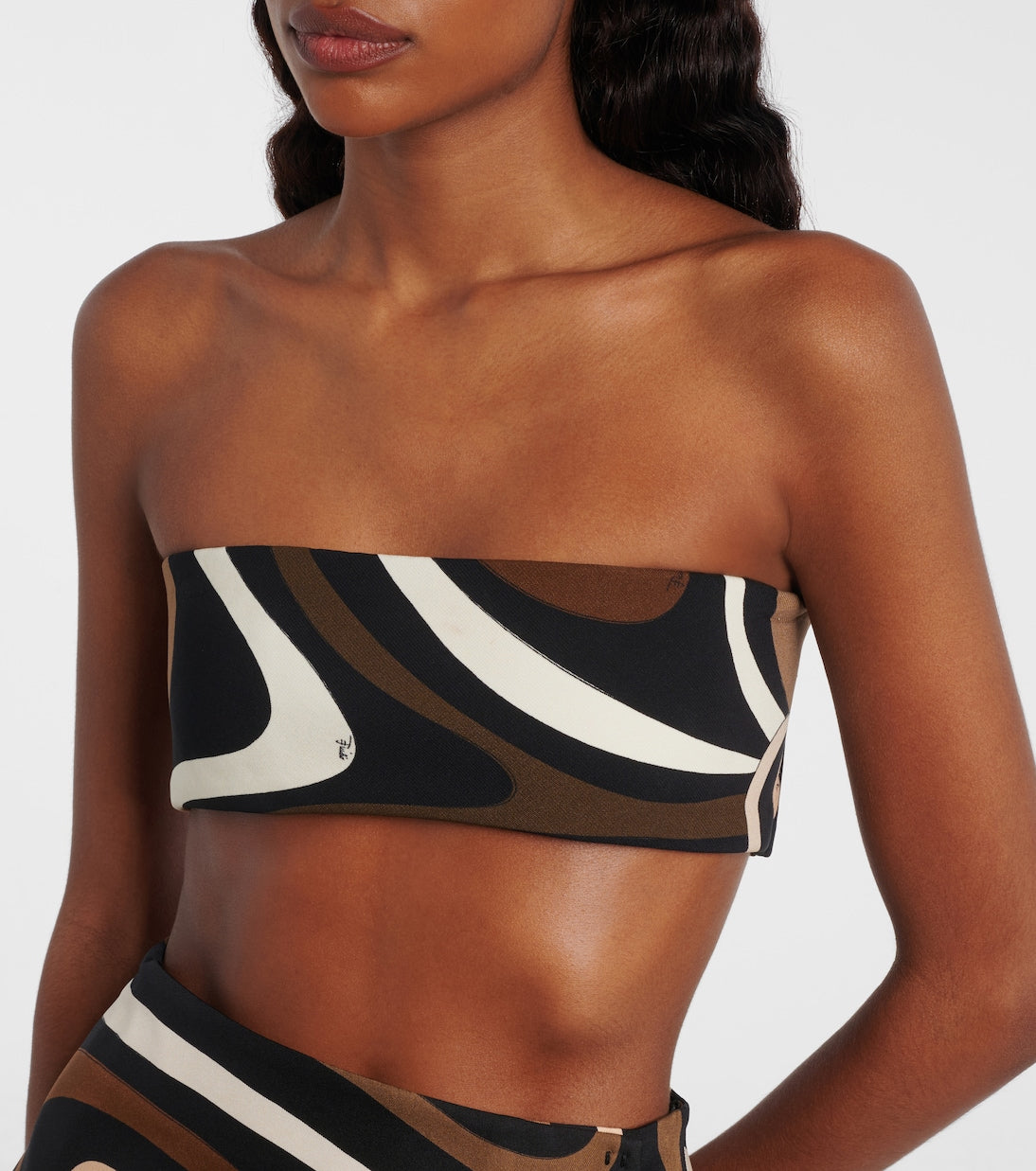 Pucci - Hawaii jersey bandeau top