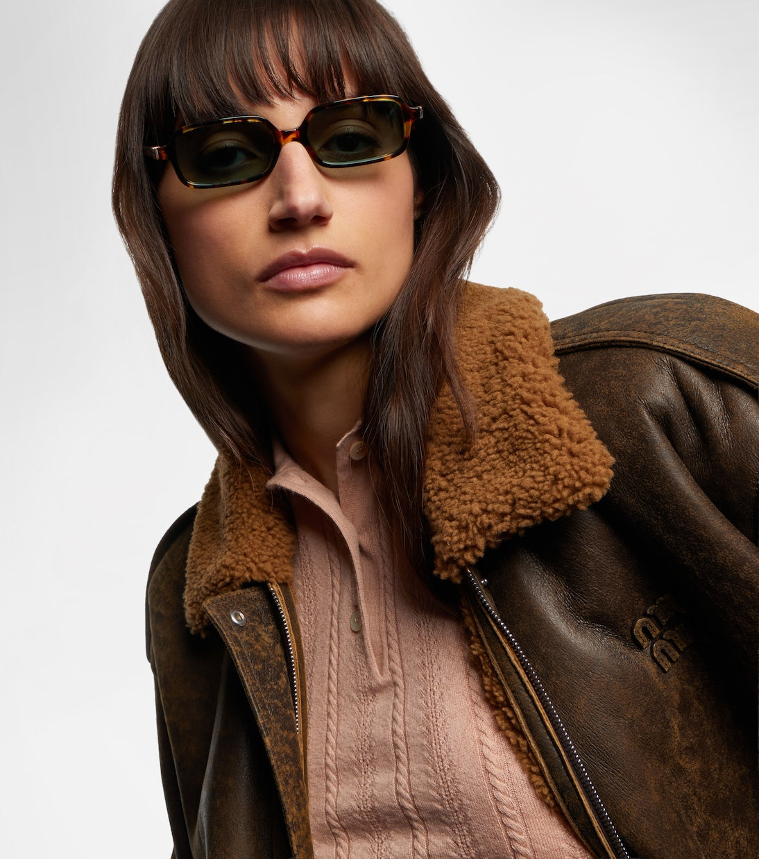Miu Miu - Miu Regard rectangular sunglasses