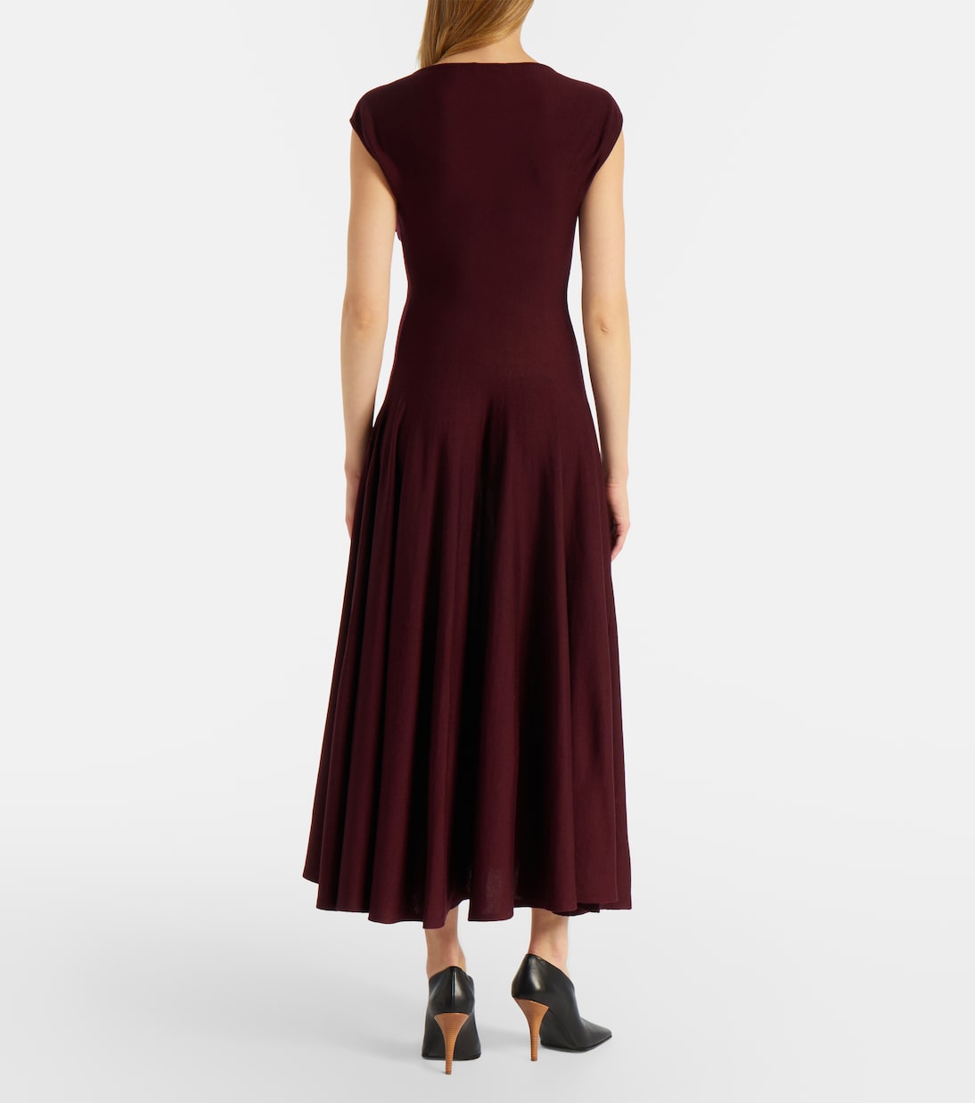 Alaïa - Virgin wool midi dress