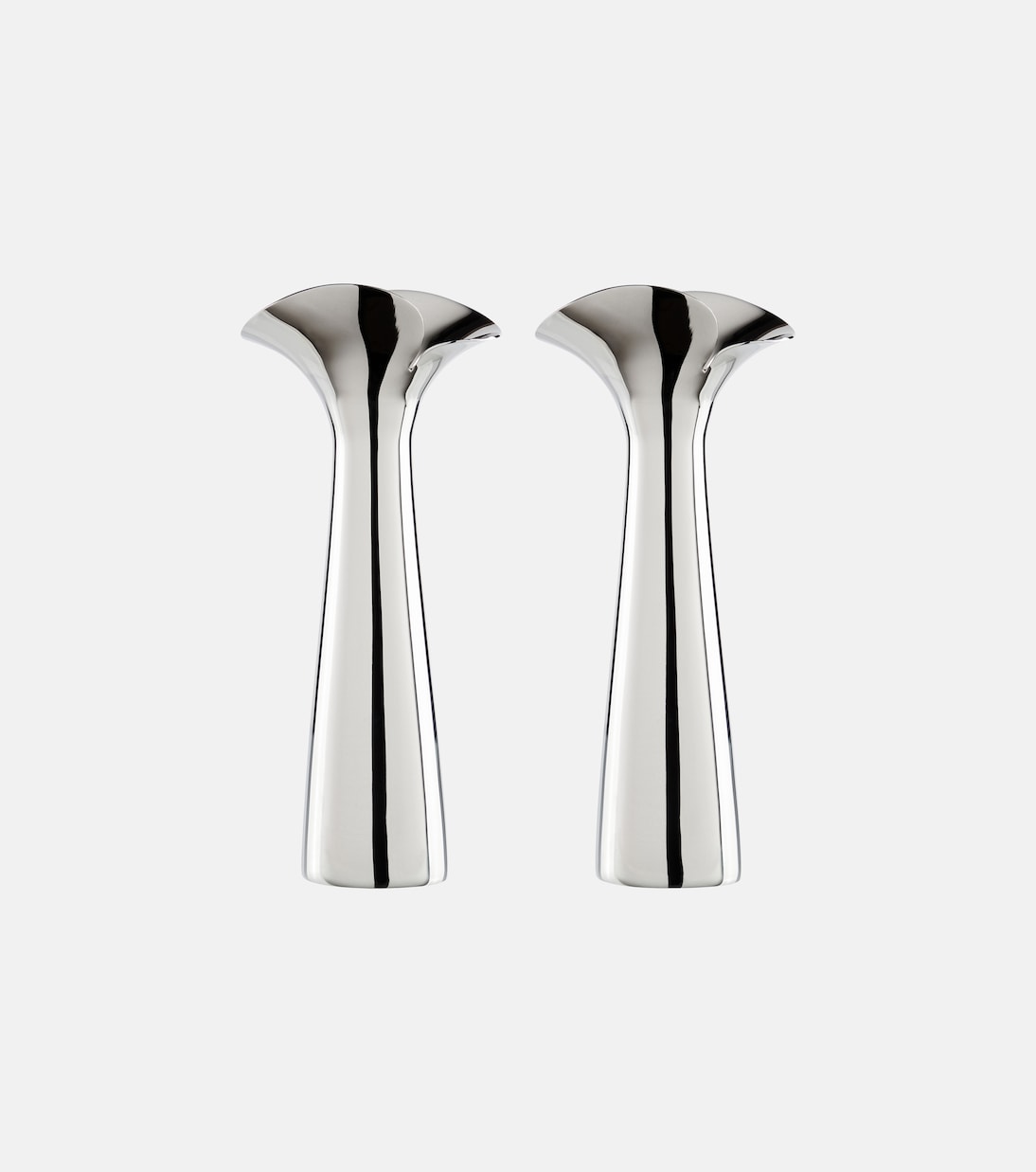 Georg Jensen - Bloom Botanica set of 2 candle holders by Helle Damkjær