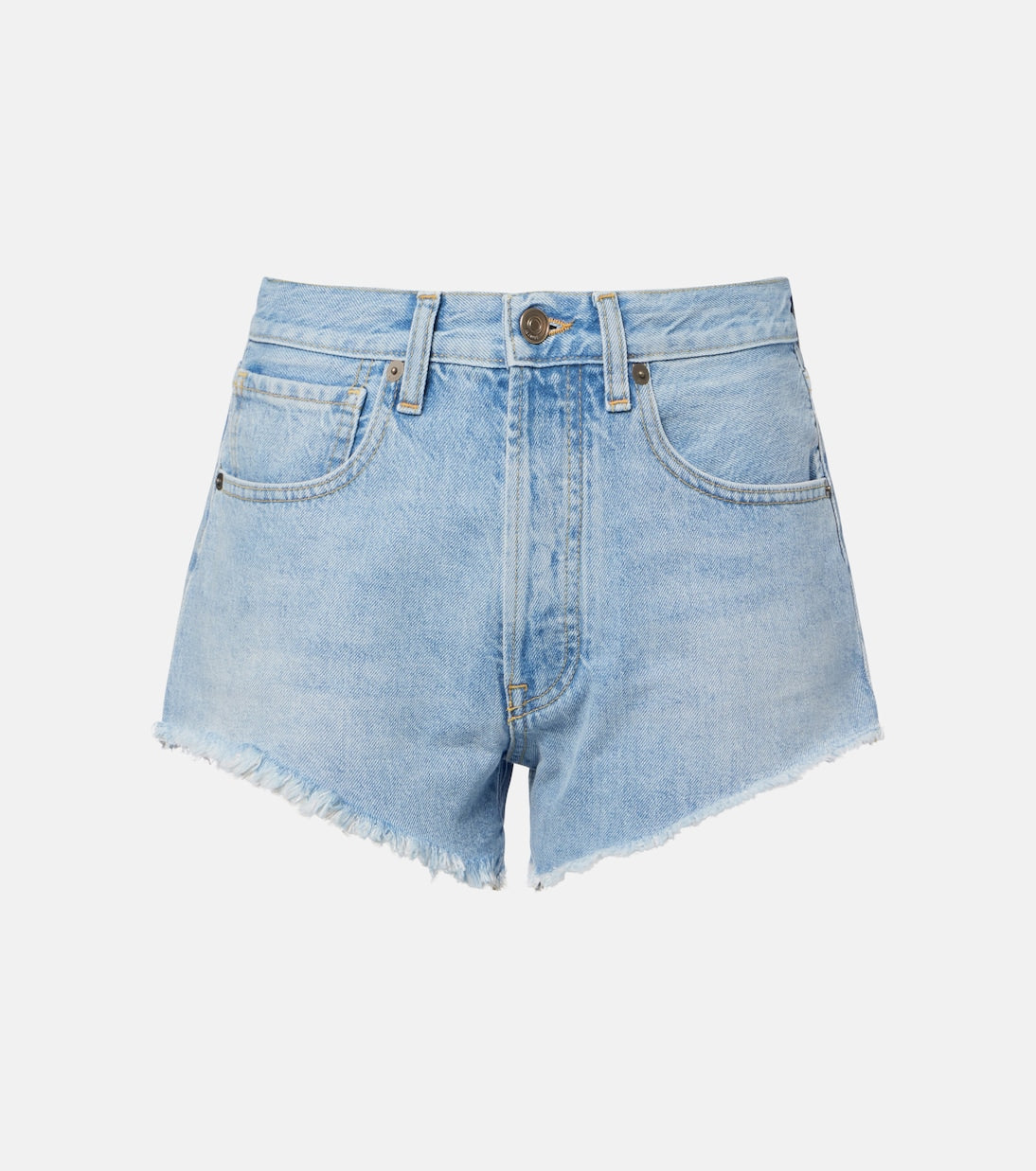 Alanui - Island’s Diary denim shorts