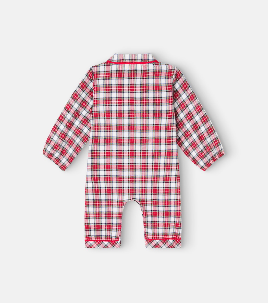 La Coqueta - Baby checked cotton onesie