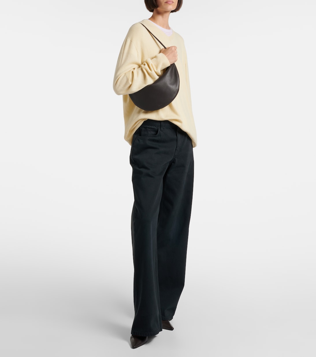 The Row - Izzy Small leather shoulder bag