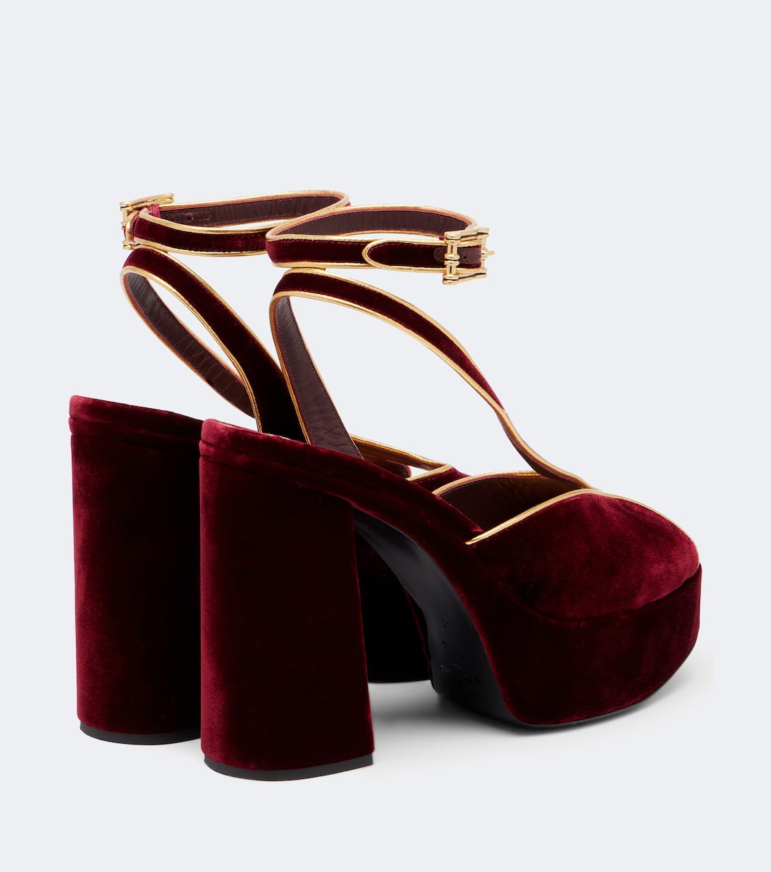 Etro - Velvet platform sandals