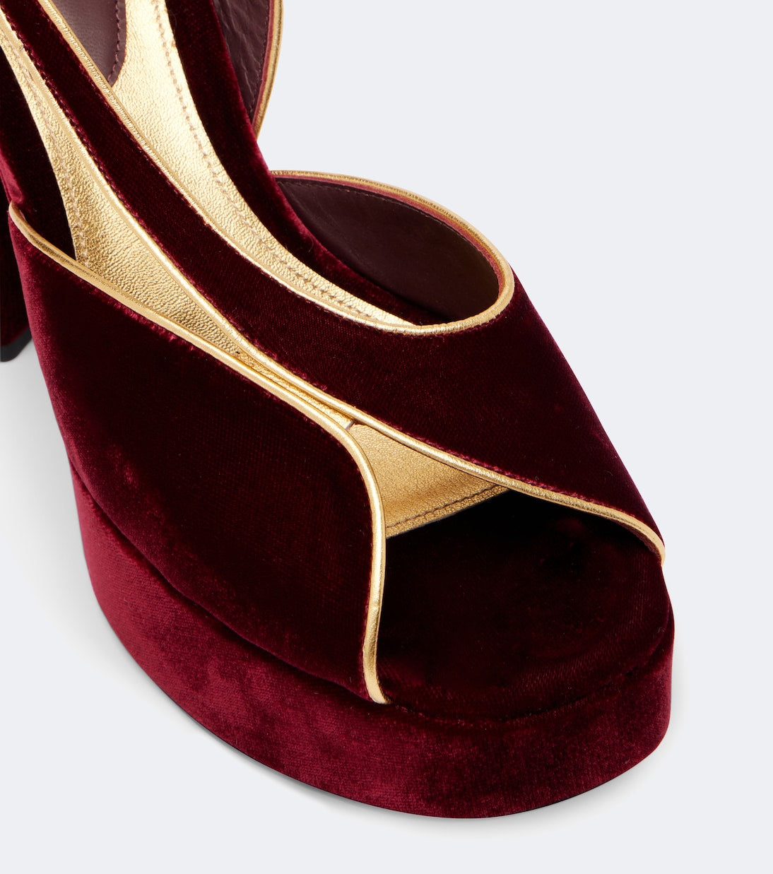 Etro - Velvet platform sandals