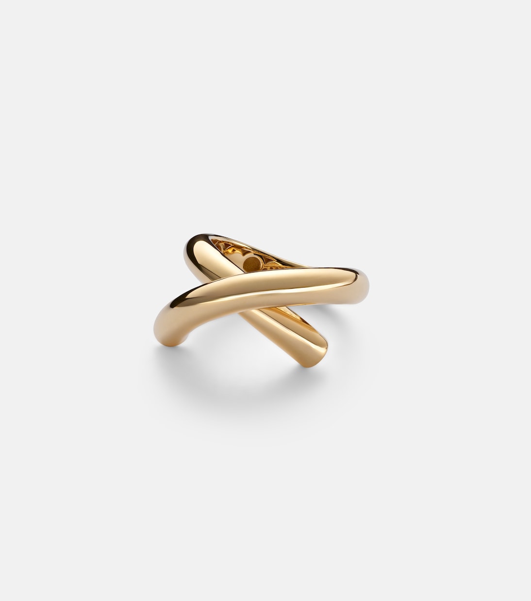 Engelbert - Cross Loop Medium 18kt gold ring