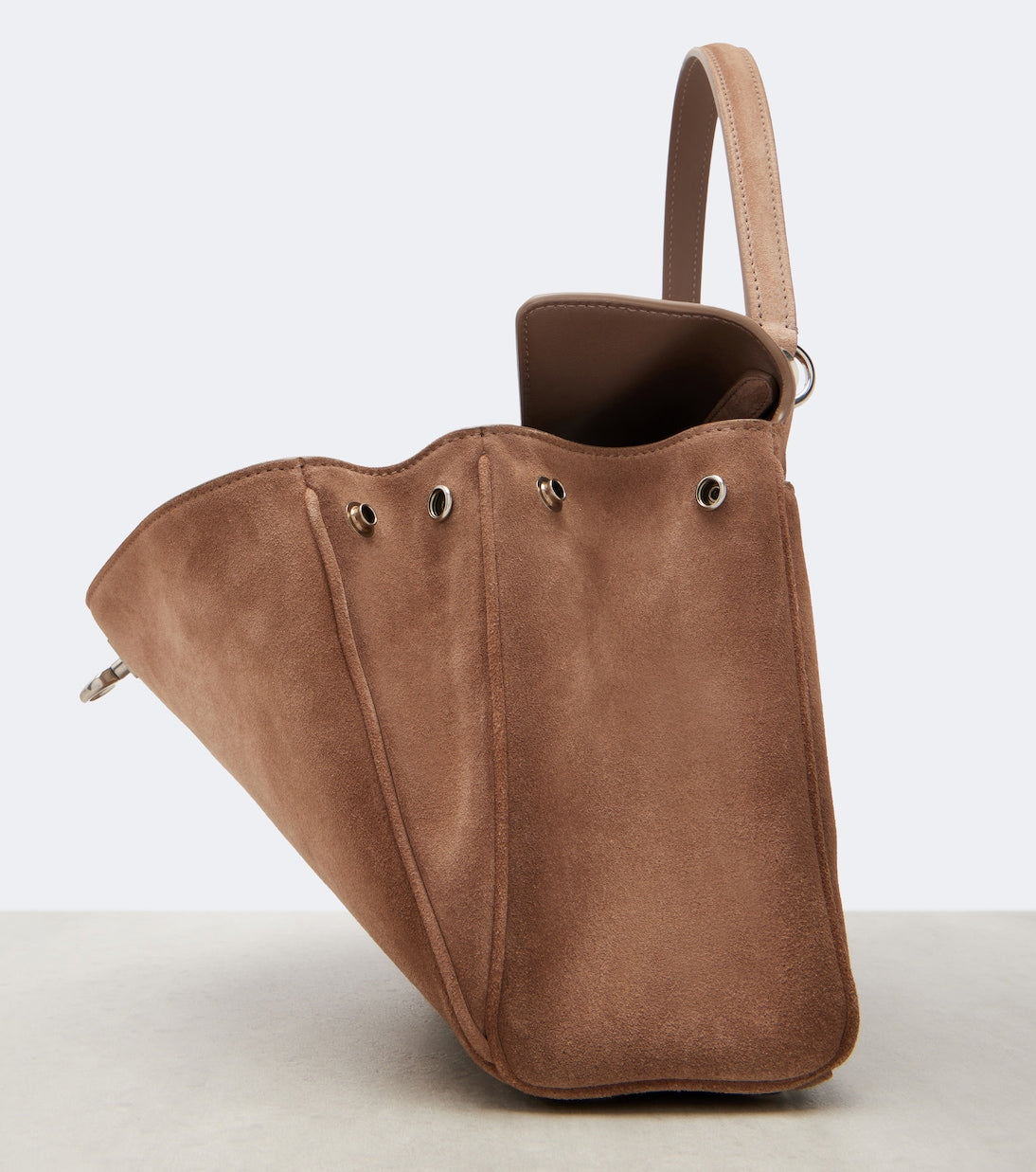 Balenciaga - Rodeo Small suede top-handle bag