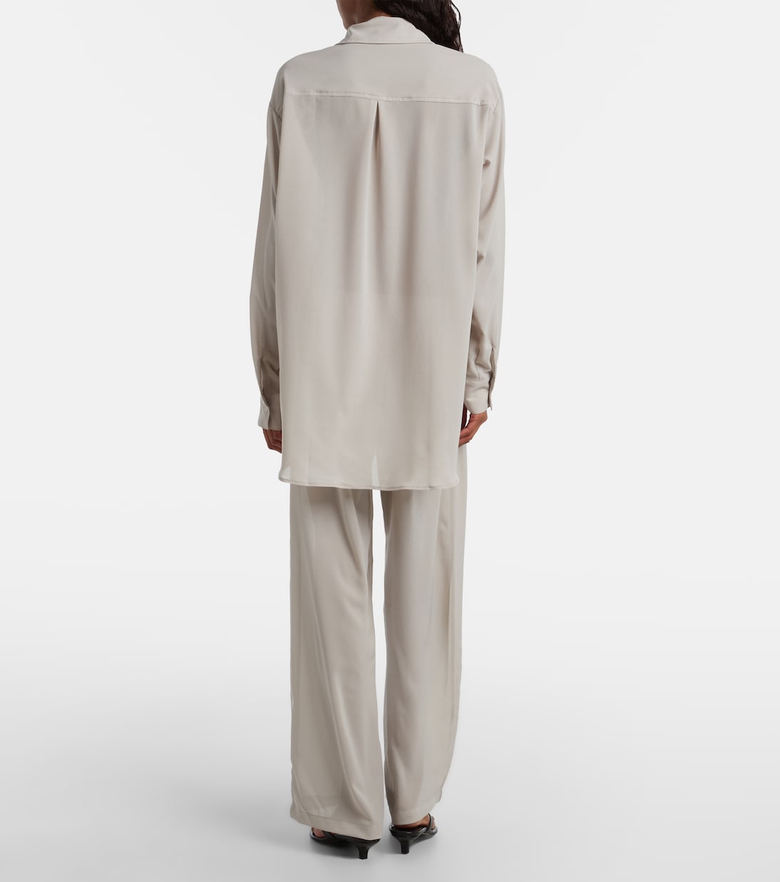 Jade Swim - Mika sheer wide-leg pants