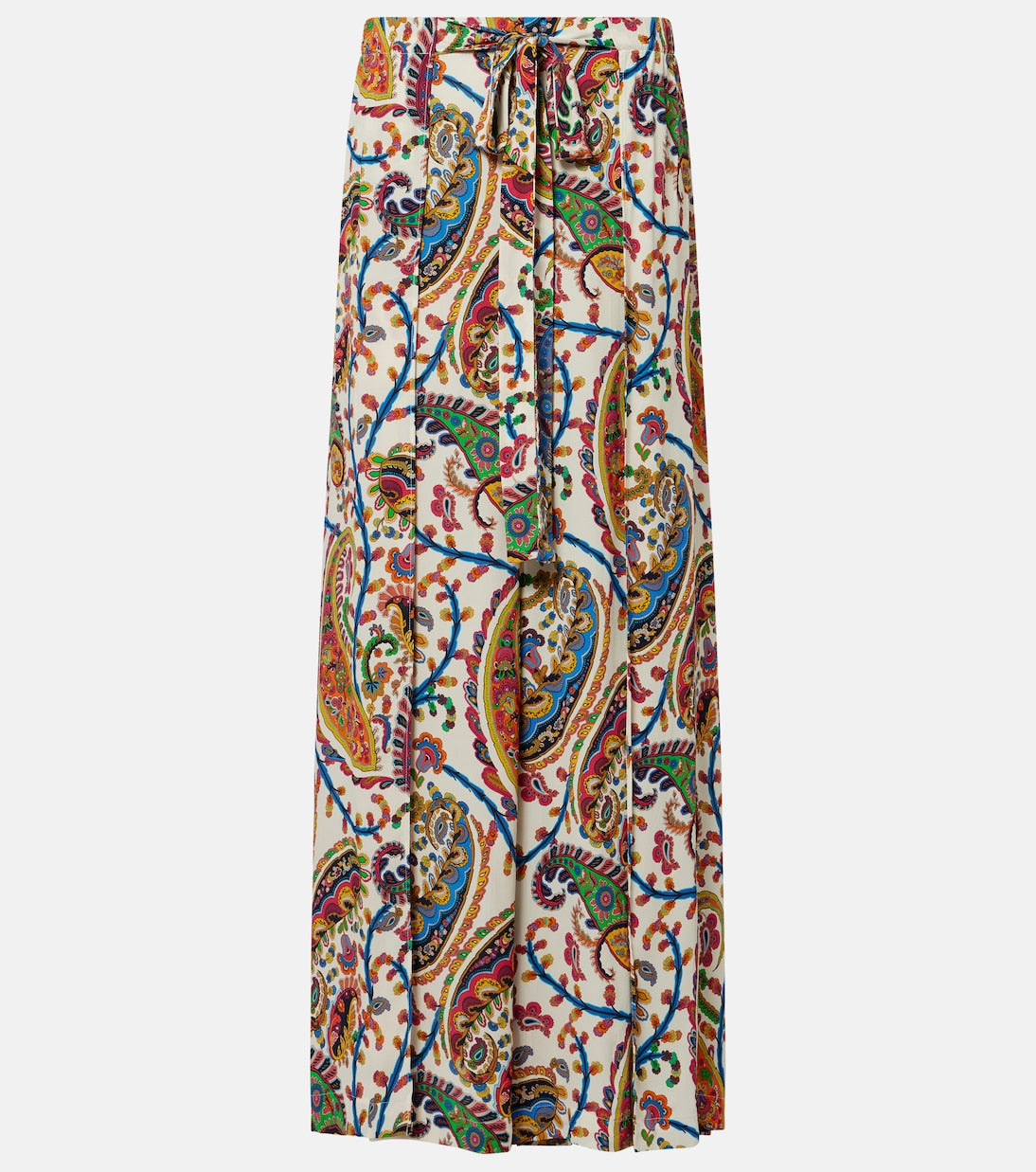 Etro - Paisley pleated palazzo pants