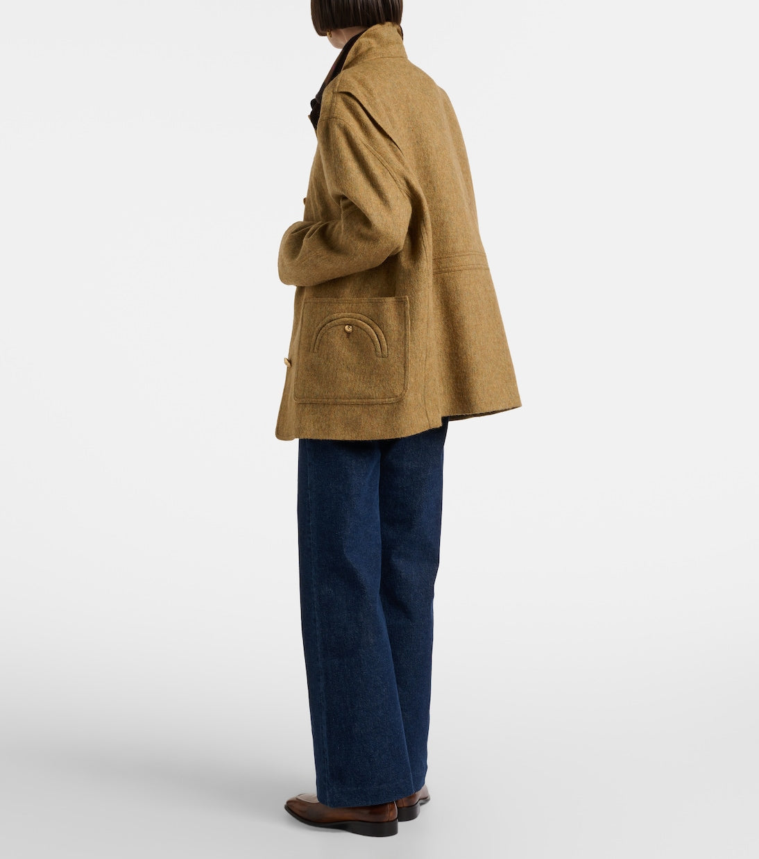 Frame - Refined high-rise wide-leg jeans