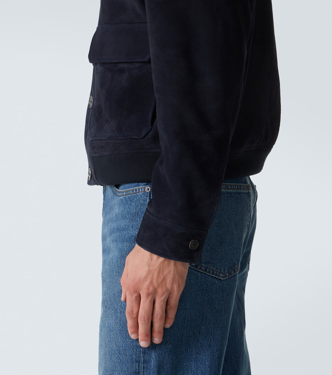 Frame - Suede blouson jacket