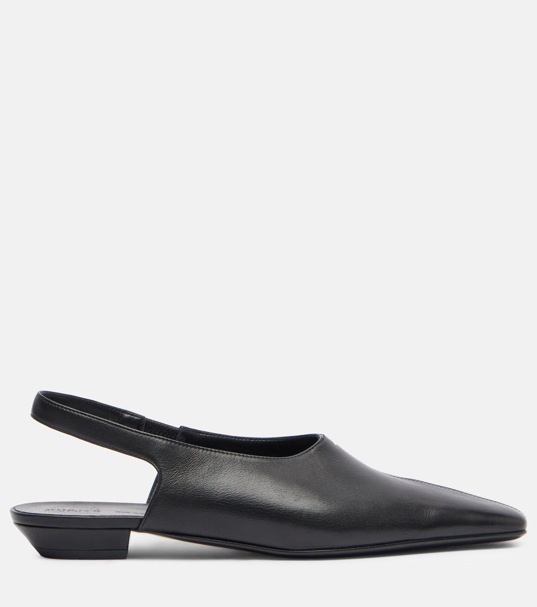 Khaite - Celia leather slingback flats