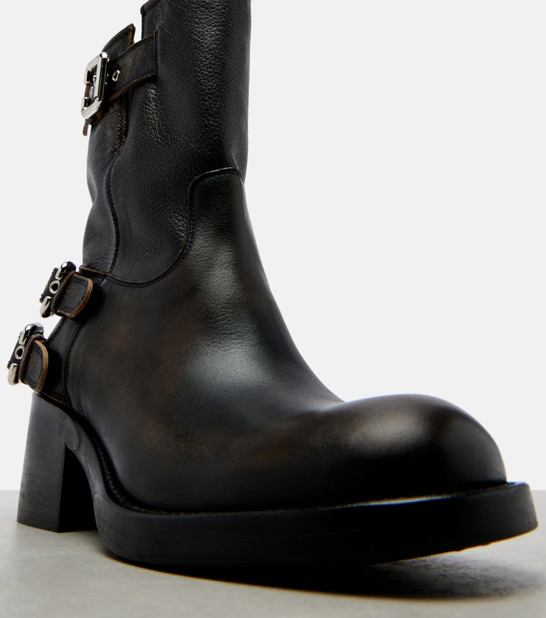 Chloé - Dakota 60 leather biker boots
