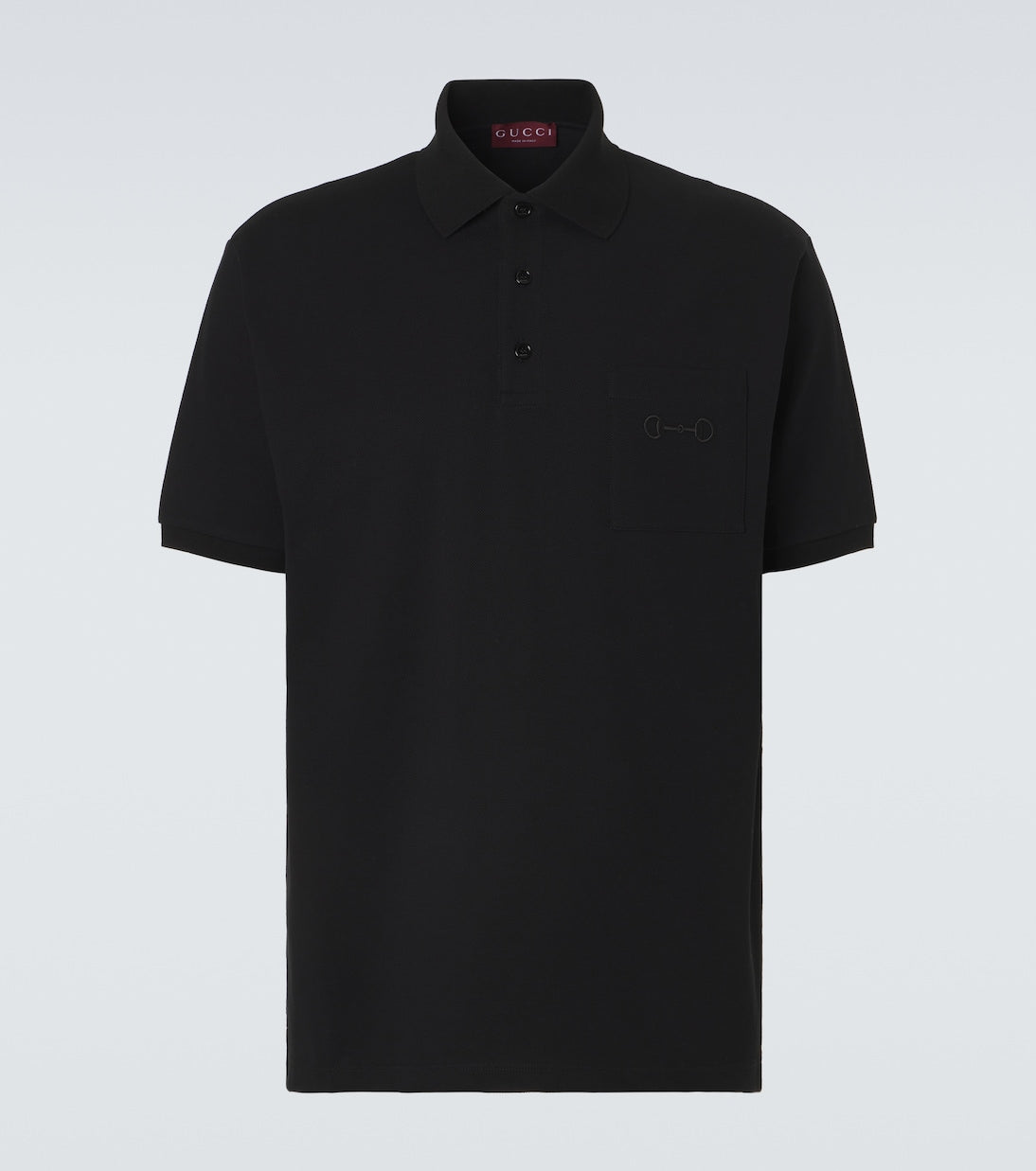 Gucci - Horsebit cotton-blend piqué polo shirt