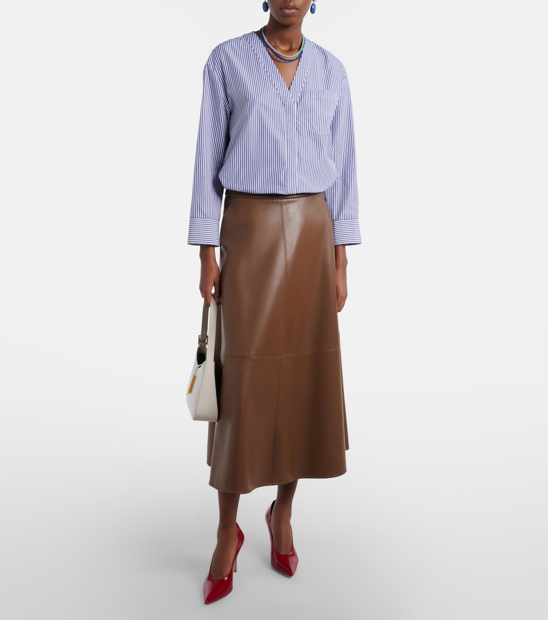 'S Max Mara - Chicca cotton poplin shirt