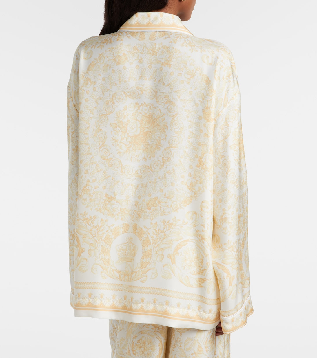 Versace - Barocco silk twill shirt