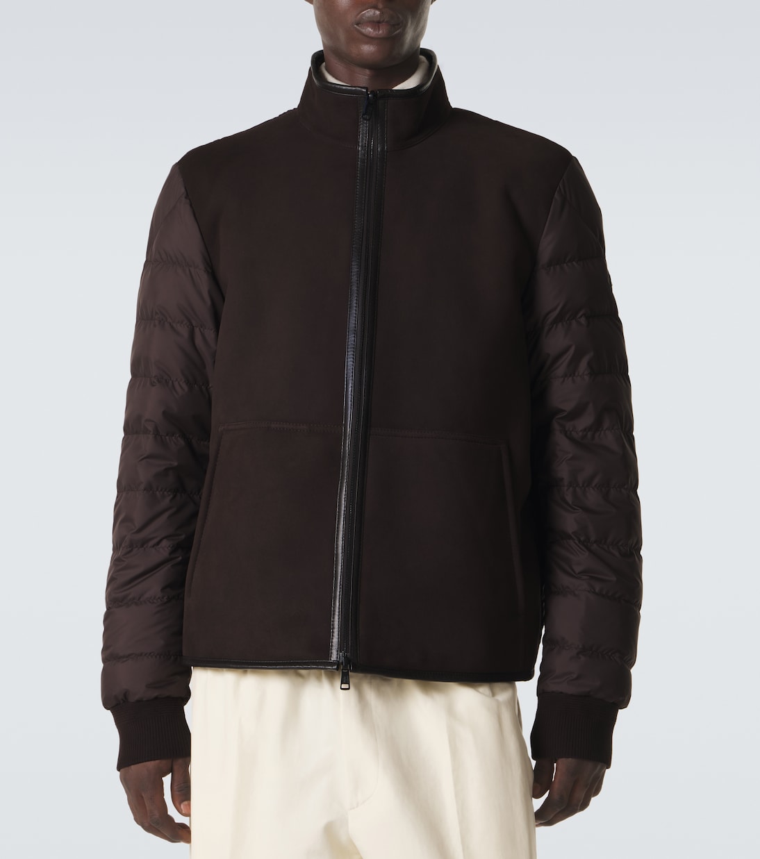 Moncler - Reversible shearling down jacket